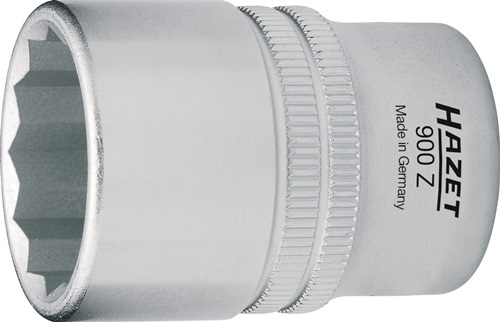 HAZET Steckschlüsseleinsatz 900Z-27 1/2 Zoll 12-kant SW 27mm L.46mm HAZET