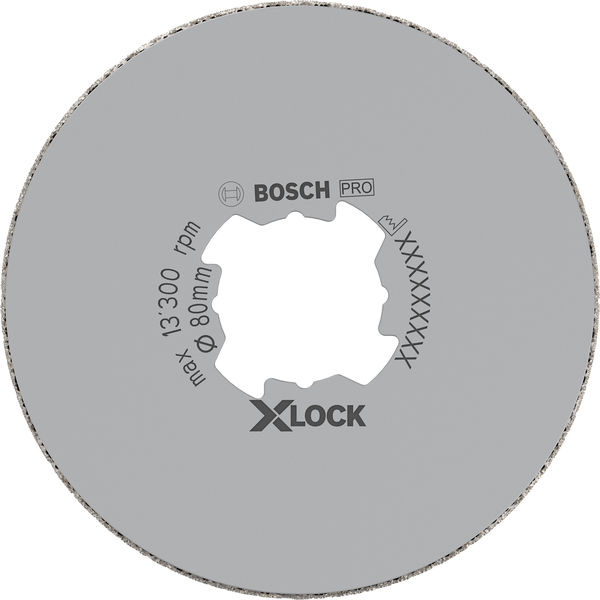 BOSCH Diamanttrockenbohrer X-LOCK Best for Ceramic Dry Speed, 80 x 35 mm