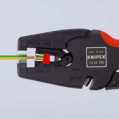 KNIPEX Automatikabisolierzange MultiStrip® 10 L.195mm 0,03-10 (AWG 32-7) mm² KNIPEX KNIPEX Automatikabisolierzange MultiStrip® 10 L.195mm 0,03-10 (AWG 32-7) mm² KNIPEX