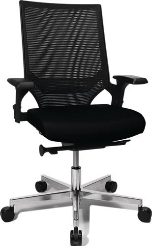 TOPSTAR Bürodrehstuhl Punktsynchr.-T.schwarz/schwarz 450-550mm