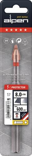 ALPEN Feinsteinzeugfliesenbohrer C PROTECTOR D.8mm ALPEN ALPEN Feinsteinzeugfliesenbohrer C PROTECTOR D.8mm ALPEN