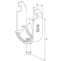 FISCHER Bügelschelle FUBD 40