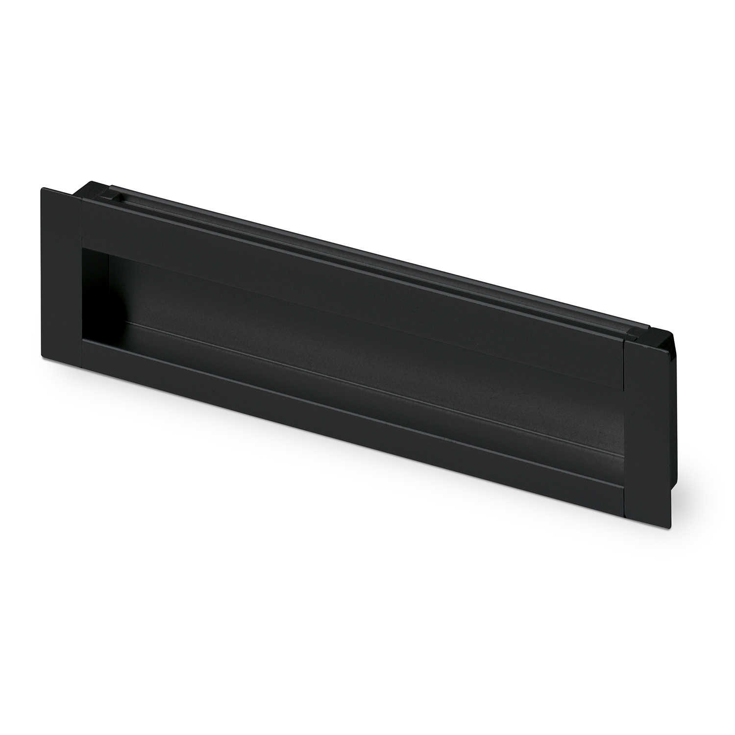 HETTICH Einsetzgriff Nidum, Bohrabstand 96 mm, L 111 mm, B 35 mm, Schwarz matt, 9345415