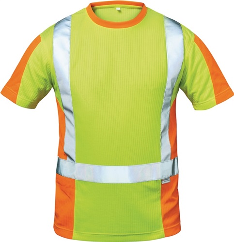 FELDTMANN Warnschutz-T-Shirt Utrecht Gr.L gelb/orange ELYSEE