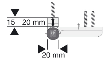 DR. HAHN Aufschraubband KT-EV P207, 2-teilig, für Standard Rahmen