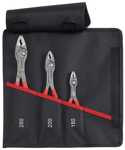 KNIPEX Greifzangenset TwinGrip® Inh.3-tlg.atram.Rolltasche KNIPEX