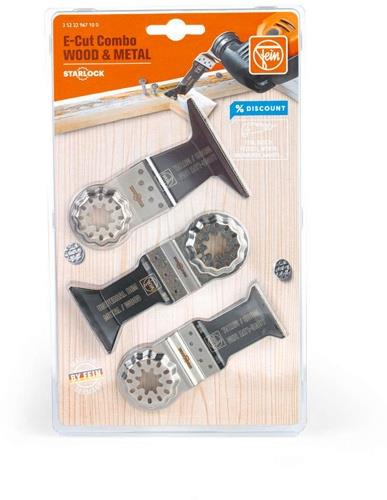 FEIN Sägeblatt E-Cut Set SL Combo 3-tlg.Starlock FEIN