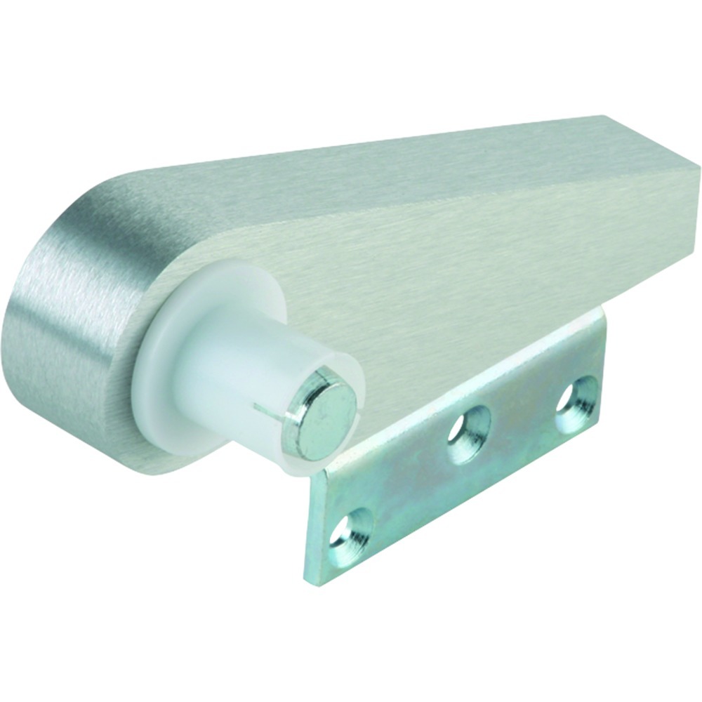 DORMA GLAS Zapfenband Oberteil, mit Anschraubwinkel, Aluminium