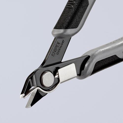KNIPEX Elektronik-Seitenschneider Super-Knips® L.125mm Form7 Spezialwerkzeugstahl brün.
