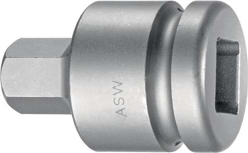 ASW Kraftschraubersteckschlüsseleinsatz 745 3/4 Zoll i6-KT.SW 22mm L.62mm ASW