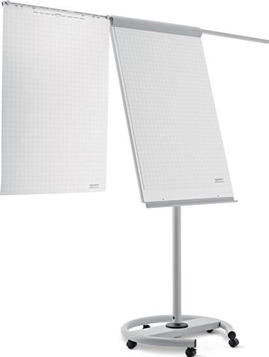 MAGNETOPLAN Flipchart Schreibfläche B680xH1065mm creme/lichtgrau fahrbar MAGNETOPLAN