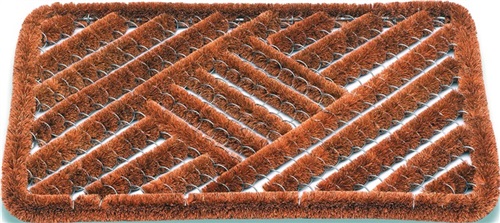 Nordwest Fußmatte Kokosbürsten natur Kokos/Stahl L390xB590xS30mm