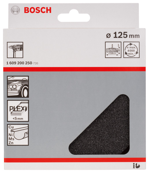 BOSCH Polierschwamm, 125 mm