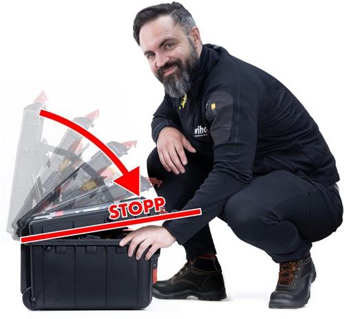 WIHA Werkzeugkoffer XL 2 electric 60-tlg.Trolley f.Elektriker WIHA
