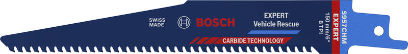BOSCH EXPERT ‘Vehicle Rescue’ S 957 CHM Säbelsägeblatt, 10 Stück. Für Säbelsägen