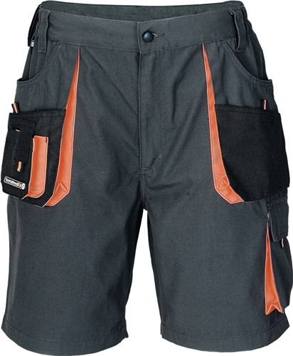 TERRATREND Herrenshorts Gr.56 dunkelgrau/schwarz/orange TERRATREND