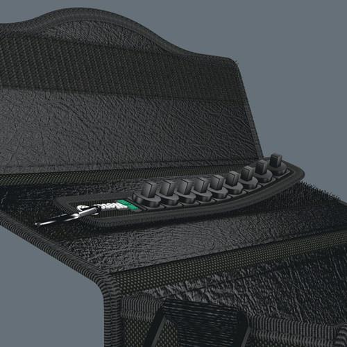 WERA Textilgurt Belt A 9teilig L238xB39mm m.Klettstreifen f.1/4Zoll Nüsse Wera