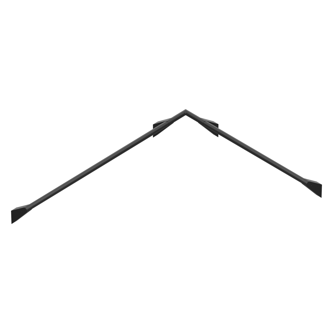 KWS Handlauf-Kombination A100, 90° 975x750 links Anthrazitgrau