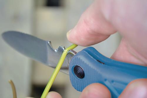 TECWERK Kabel-/Elektrikermesser L.190mm Klingen-L.80mm 1-teilig,klappb.Ku.TECWERK