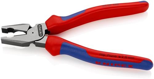 KNIPEX Kraftkombizange L.180mm pol.Mehrkomp.-Hülle KNIPEX