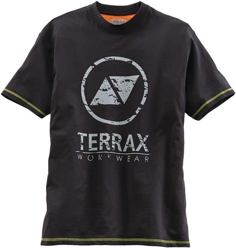 TERRAX Herren T-Shirt Terrax Workwear Gr.M schwarz/limette TERRAX