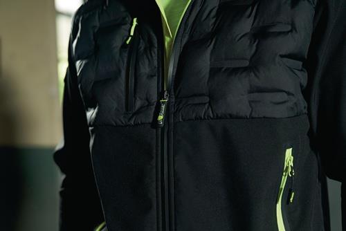 U.POWER Hybrid-Softshelljacke Spock Gr.L Black Carbon U.POWER