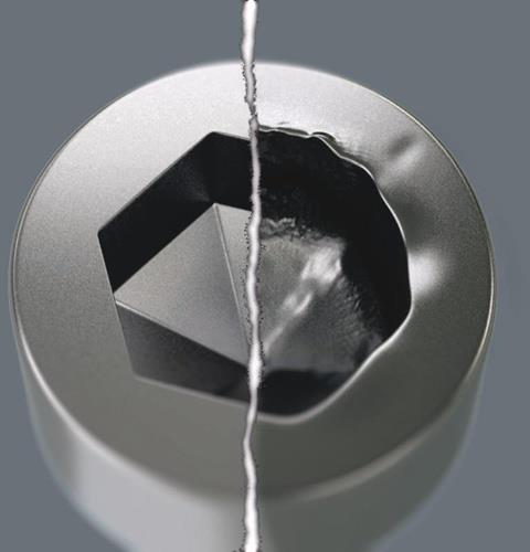 WERA Steckschlüsseleinsatz 8740 A VDE HF 1/4 Zoll SW 6mm L.45mm WERA