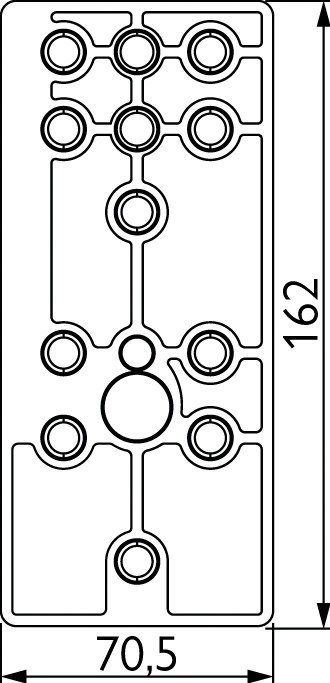 HERMAT Bohrlehre 4861, Kunststoff
