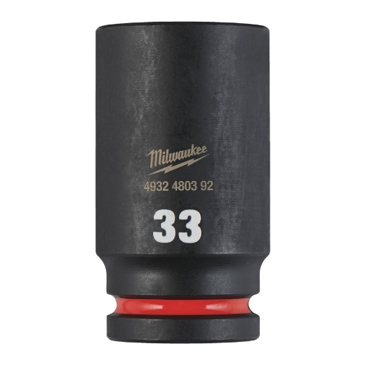 MILWAUKEE 33 x 90 mm SHOCKWAVE Schlagnuss 3/4" lang