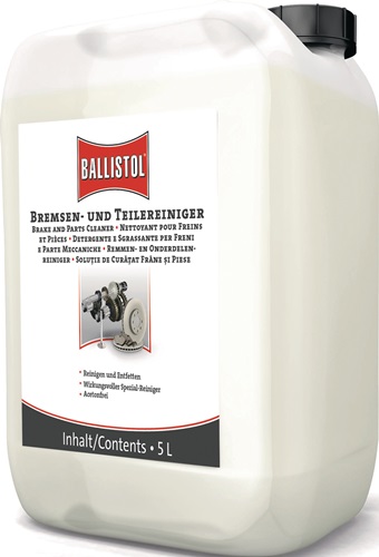 BALLISTOL Bremsen- u.Teilereiniger acetonfrei 5l Kanister BALLISTOL