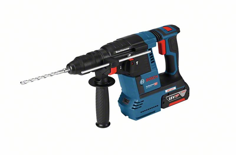 BOSCH Akku-Bohrhammer mit SDS plus GBH 18V-26 F: 2x Akku GBA 6.0Ah, Staubabsaugsystem BOSCH Akku-Bohrhammer mit SDS plus GBH 18V-26 F: 2x Akku GBA 6.0Ah, Staubabsaugsystem