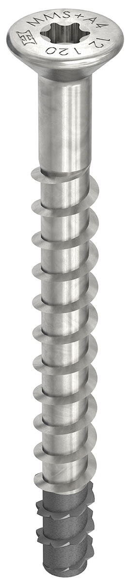 HECO MULTI-MONTI-plus F A4 7,5 x 85, Senkkopf, T-Drive, blank, Spitze phosphatiert