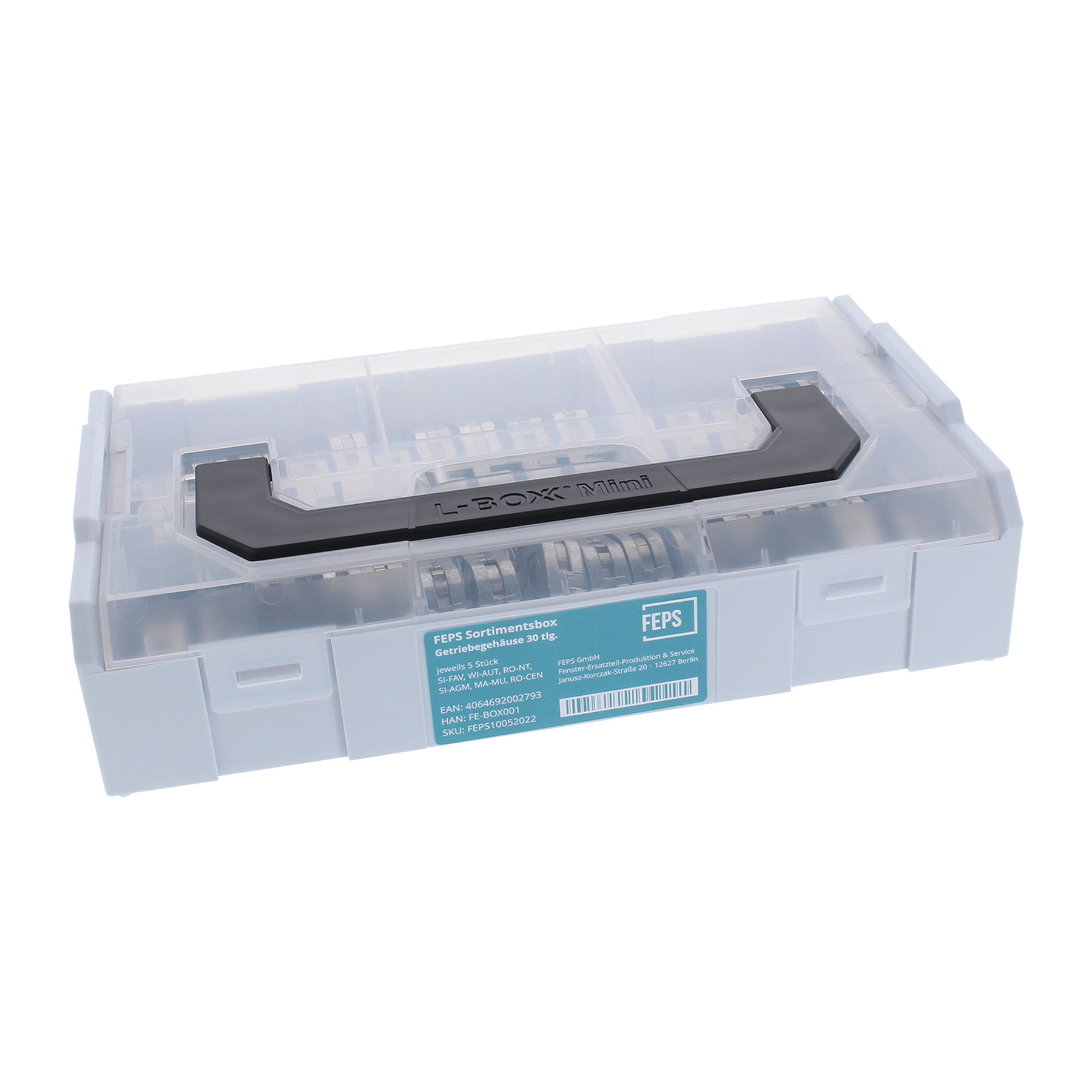 FEPS Gear Sortimentbox FE-BOX001 30 tlg. SI-FAV, WI-AUT, RO-NT, SI-AGM, MA-MU, RO-CEN jeweils 5 Stück FEPS Gear Sortimentbox FE-BOX001 30 tlg. SI-FAV, WI-AUT, RO-NT, SI-AGM, MA-MU, RO-CEN jeweils 5 Stück