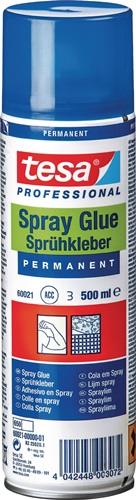 TESA Sprühkleber permanent 60021 transp.500 ml Spraydose TESA