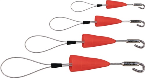 RUNPOTEC Kabelziehschlaufe RUNPOFIX 4-tlg.m.Schutzkappe u.Hak.4er Set RUNPOTEC