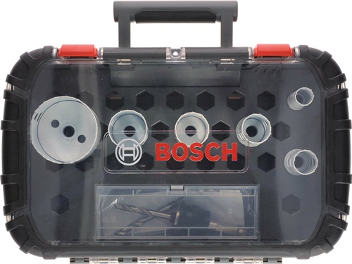 BOSCH Lochsägen-Set Progressor for Wood+Metal 9-tlg.19-68mm Schnitt-T.40mm Bi-Metall