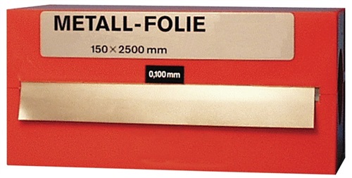 RECORD Metallfolie D.0,250mm MS MS63 L.2500mm B.150mm RECORD