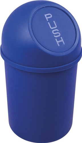 HELIT Abfallbehälter H375xØ214mm 6l blau HELIT