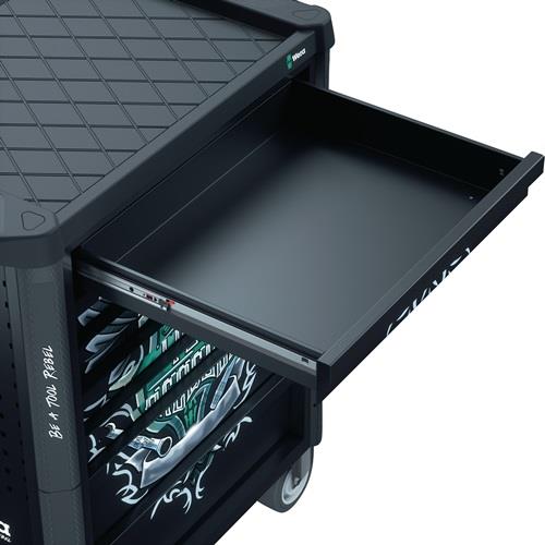 WERA Werkstattwagen 9700 Tool Rebel B785xT709xH1020mm 1000kg 7 Schubl.78-tlg.WERA WERA Werkstattwagen 9700 Tool Rebel B785xT709xH1020mm 1000kg 7 Schubl.78-tlg.WERA