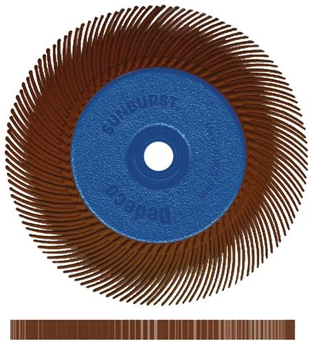 TYROLIT Radialbürste SUNBURST Ø152xB12,7x25,4mm 36 Alox/Korund TYROLIT
