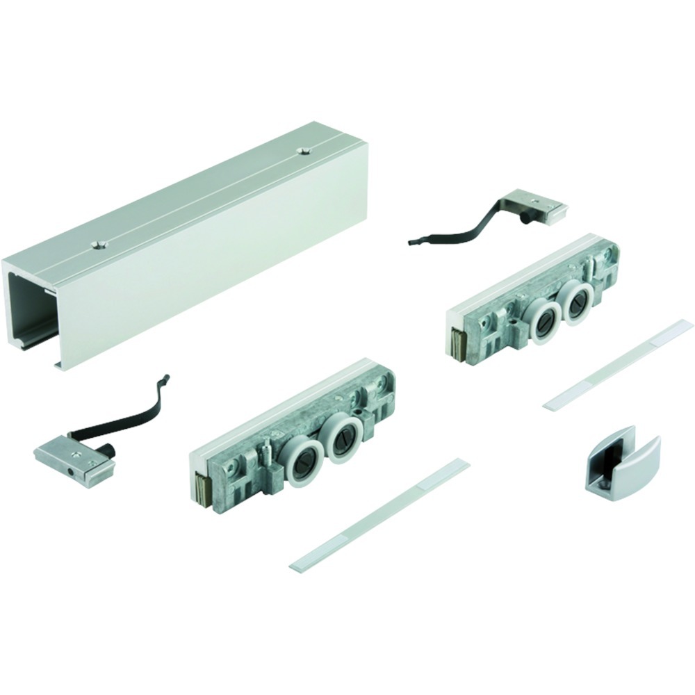 DORMA GLAS Schiebetürbeschlag AGILE 150 07.301, Aluminium DORMA GLAS Schiebetürbeschlag AGILE 150 07.301, Aluminium