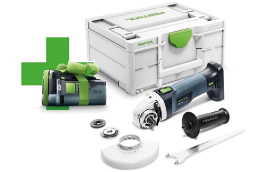 FESTOOL Akku-Winkelschleifer AGC 18-125 EB-Basic-5,0, 577031