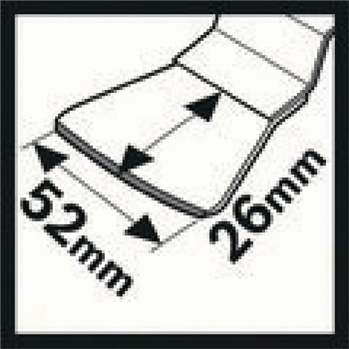 BOSCH Schaber ATZ 52 SC B.52mm Starlock Klingen-L.26mm HCS BOSCH
