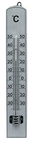 TFA Zimmerthermometer Messber.-30 b.50GradC H206xB35xT15mm Buche TFA