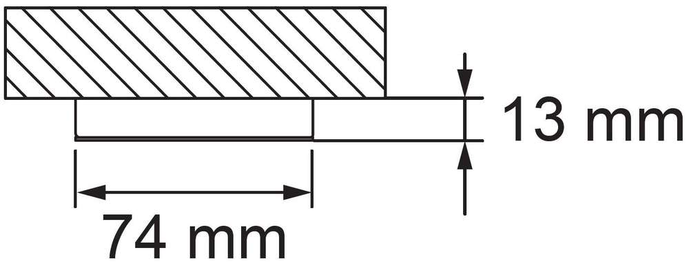 L&S Anbauring für Chip 58 mm schwarz