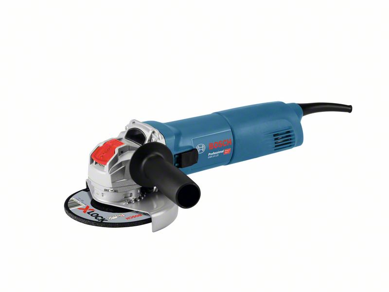 BOSCH Winkelschleifer GWX 14-125, 1400-W, X-LOCK, mit Zusatzhandgriff, Schutzhaube