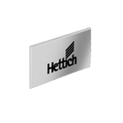 HETTICH ArciTech Abdeckkappe, Chrom Optik mit Hettich Logo, 9123008