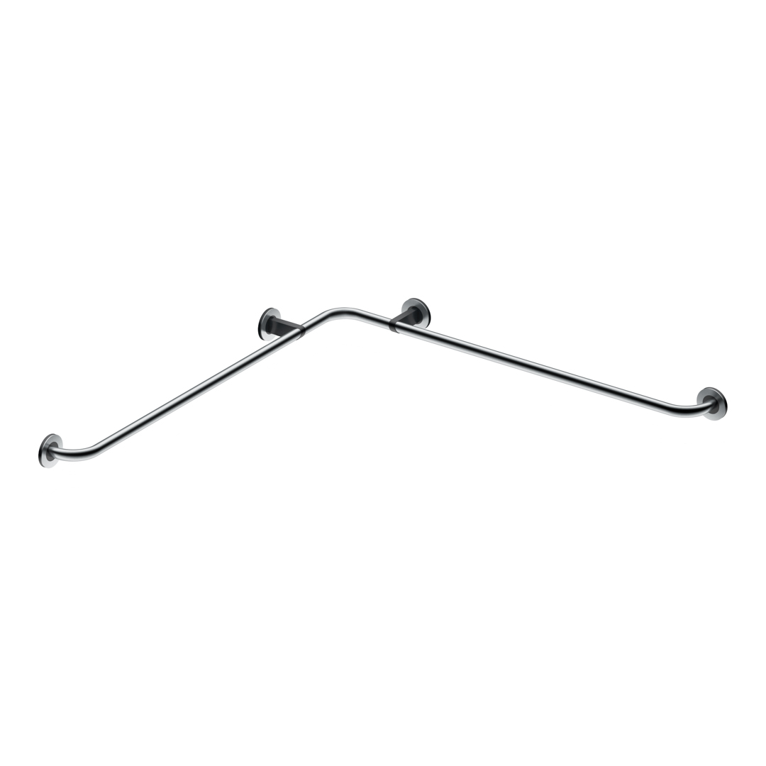 KWS Handlaufkombination 975-975 Edelstahl fein matt