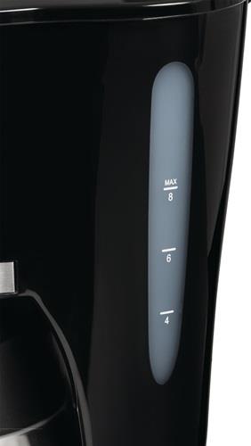 EXQUISIT Kaffeemaschine KA 6501 sw 800 W schwarz Thermokanne,Verzierung VA