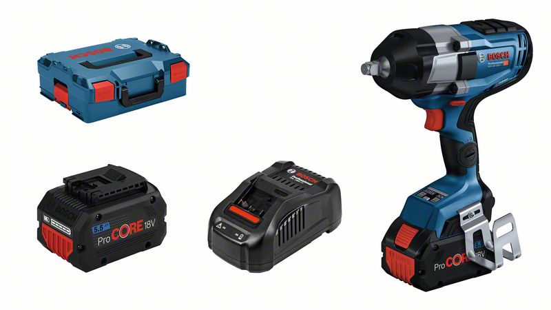 BOSCH Akku-Drehschlagschrauber GDS 18V-1000 C: 2x Akku ProCORE18V 5.5Ah in L-BOXX BOSCH Akku-Drehschlagschrauber GDS 18V-1000 C: 2x Akku ProCORE18V 5.5Ah in L-BOXX